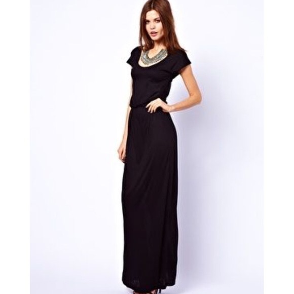 Anthropologie Dresses & Skirts - Anthropologie Puella black maxi dress Xsmall EUC